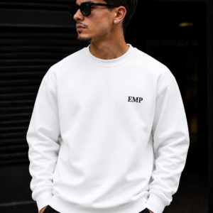 EMP Essential Crewneck – White